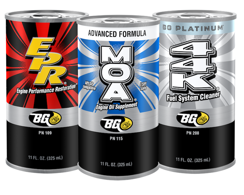 BG Performance huolto tehostaa moottorin suojausta.